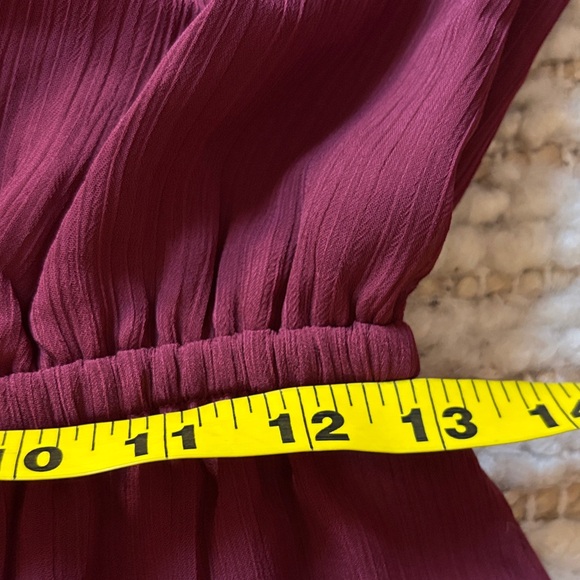 ❤️ NWT Saks 5th Avenue Wine Midi Dress - Picture 5 of 6